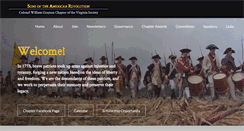 Desktop Screenshot of colonelwilliamgrayson.virginia-sar.org